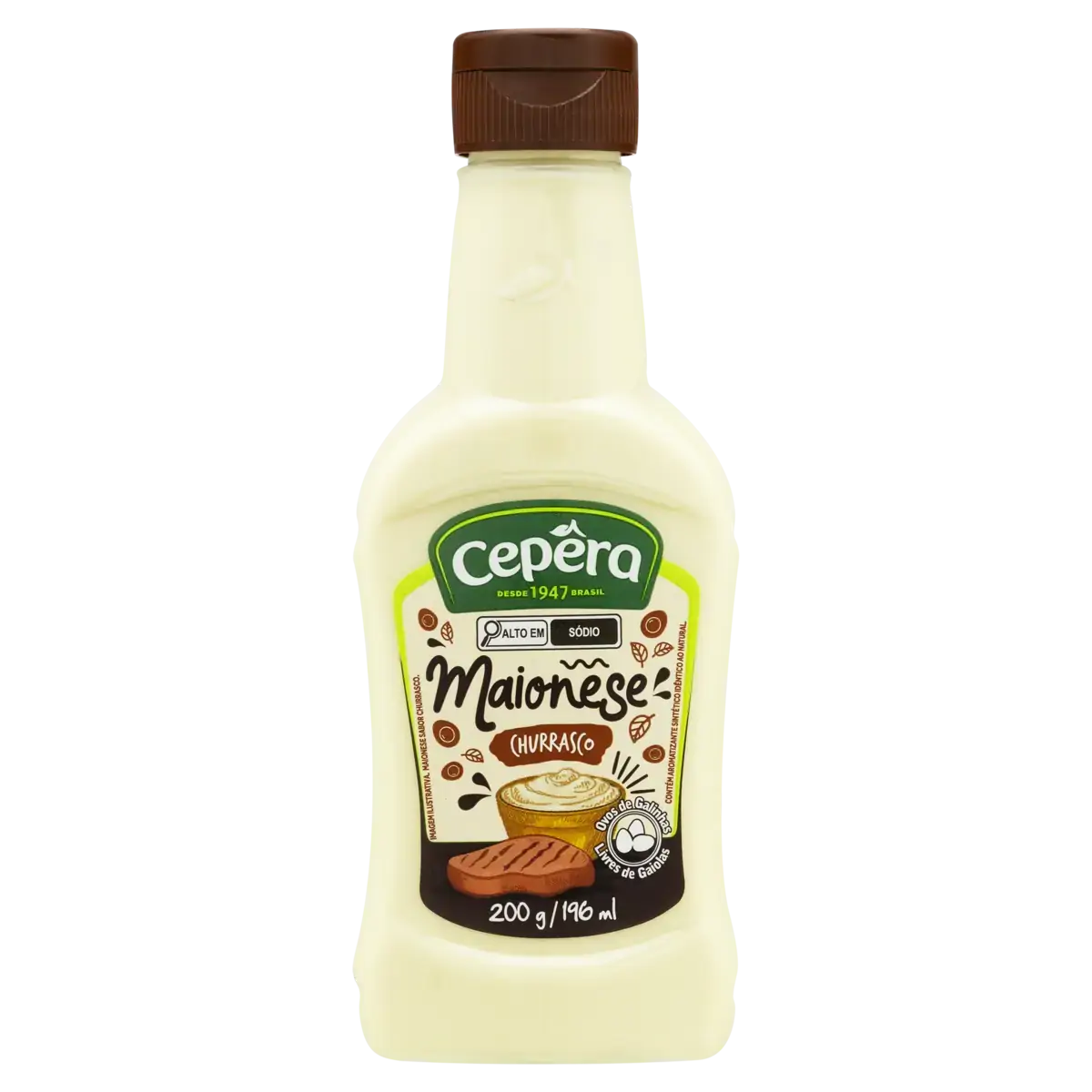 Maionese Churrasco Cepêra Squeeze 200g
