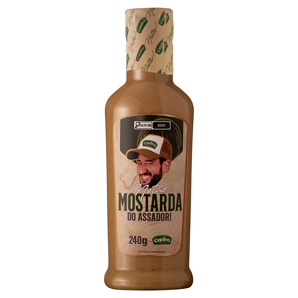 Mostarda Netão Cepêra Assador Squeeze 240g