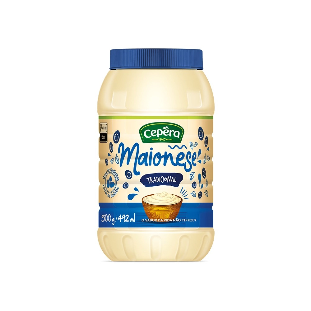 Maionese Tradicional Cepêra Pote 500g