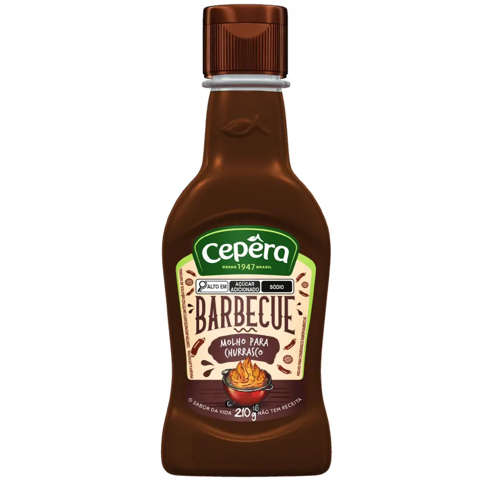 Molho Barbecue Cepêra Squeeze 210g