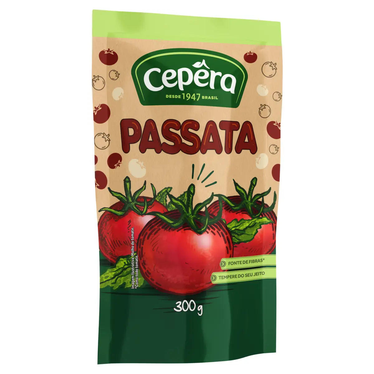 Passata De Tomate Cepêra Mamma Doro Sachê 300g