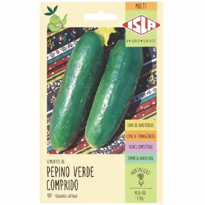 Semente Multi Pepino Verde Comprido 197.21 Agrocape