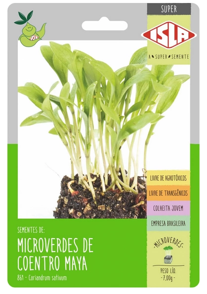 Semente Multi Microverdes Coentro Maya 861.21 Agrocape