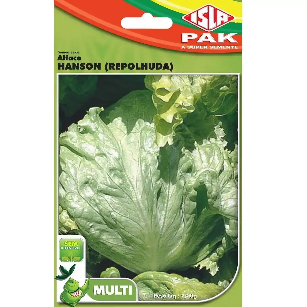 Sementes Alface Hanson Repolhuda Isla
