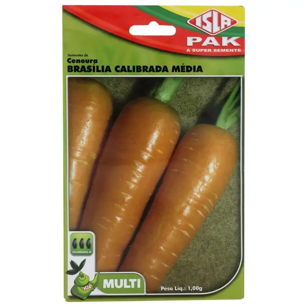 Isla Semente Cenoura Brasilia Calibrada Media