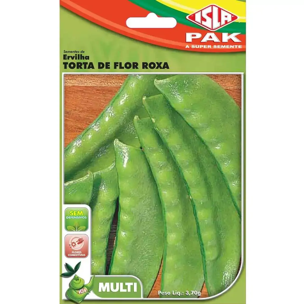 Isla Semente Ervilha Torta De Flor Roxa