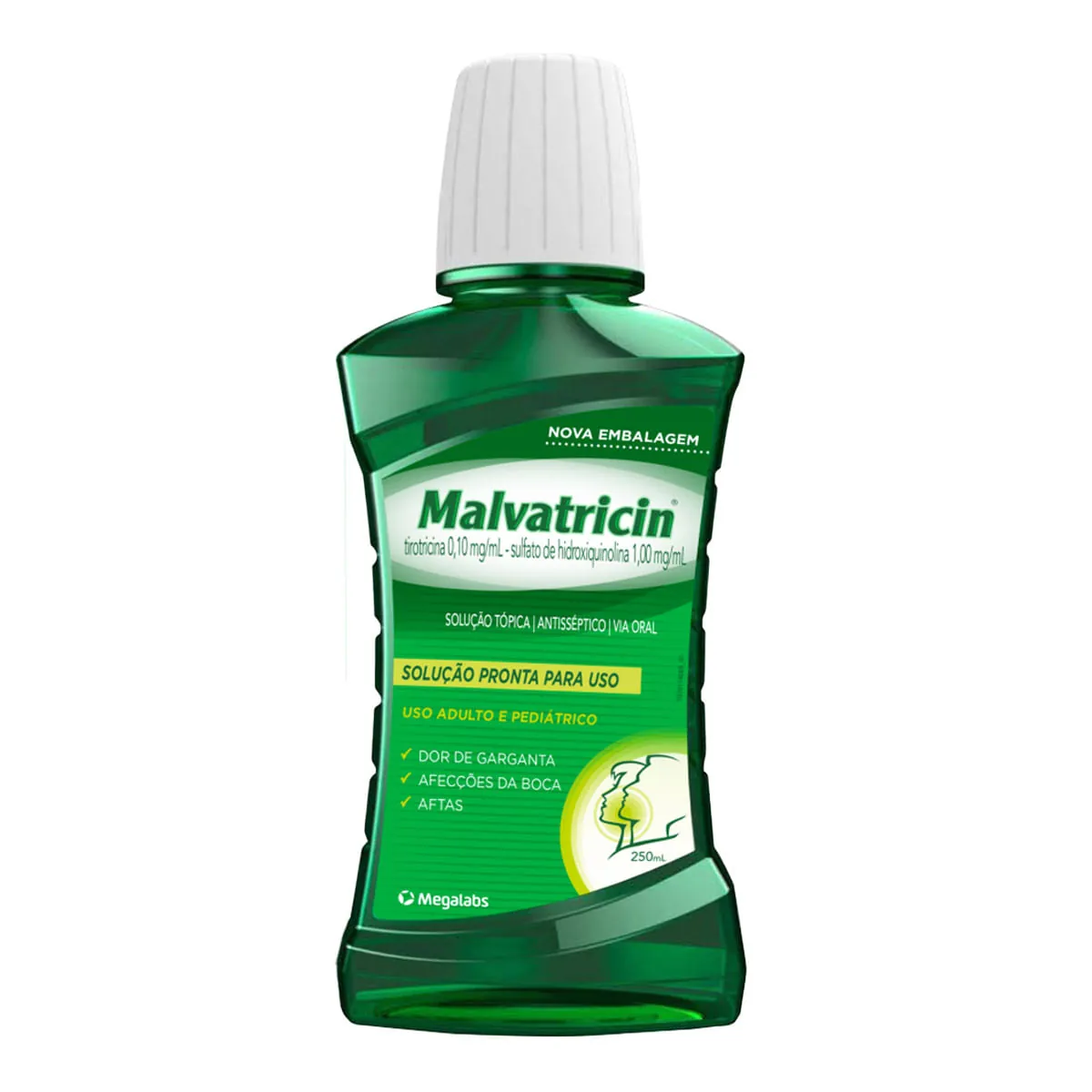 Malvatricin Daudt Caixa 250ml Solução Tópica