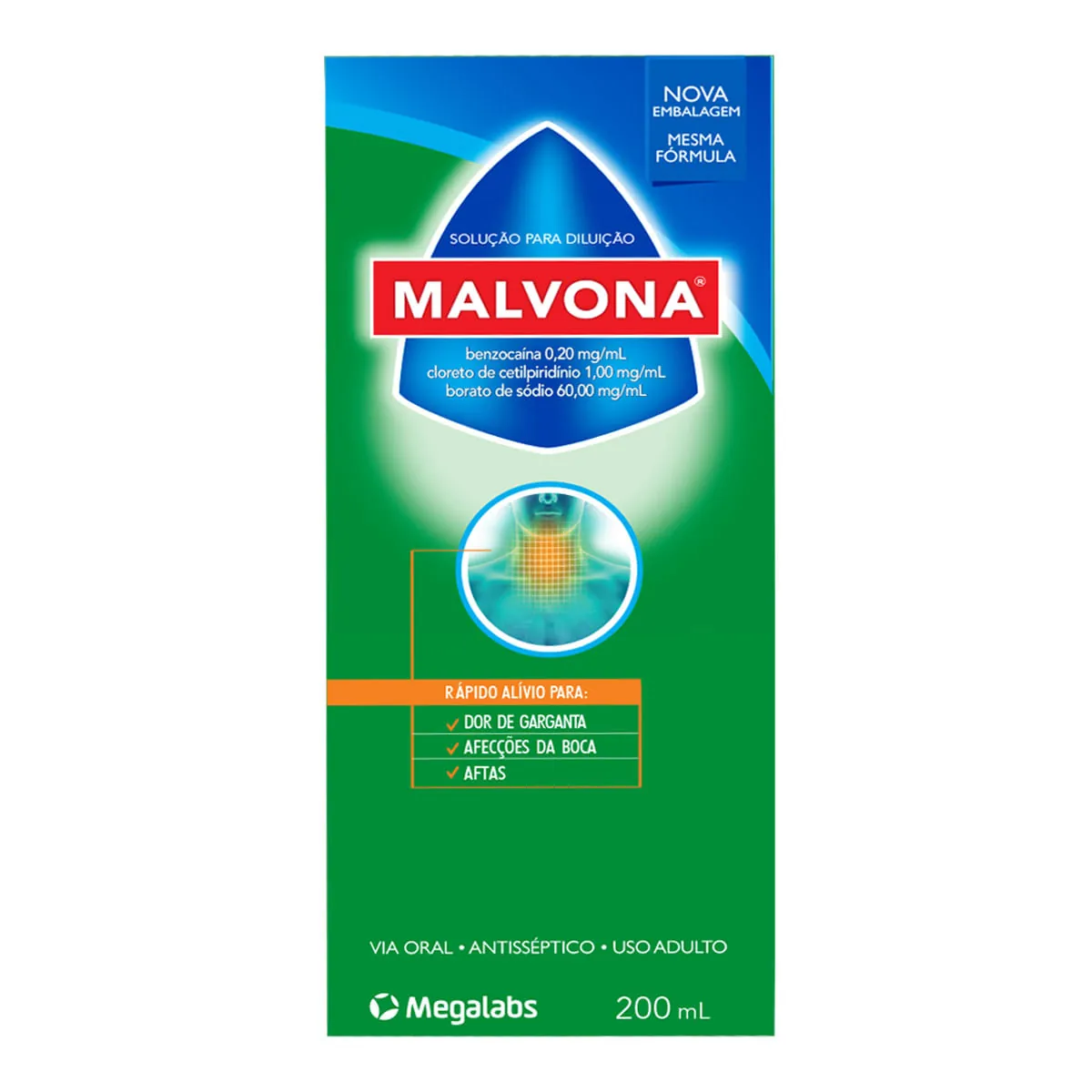 Malvona Daudt Caixa 200ml