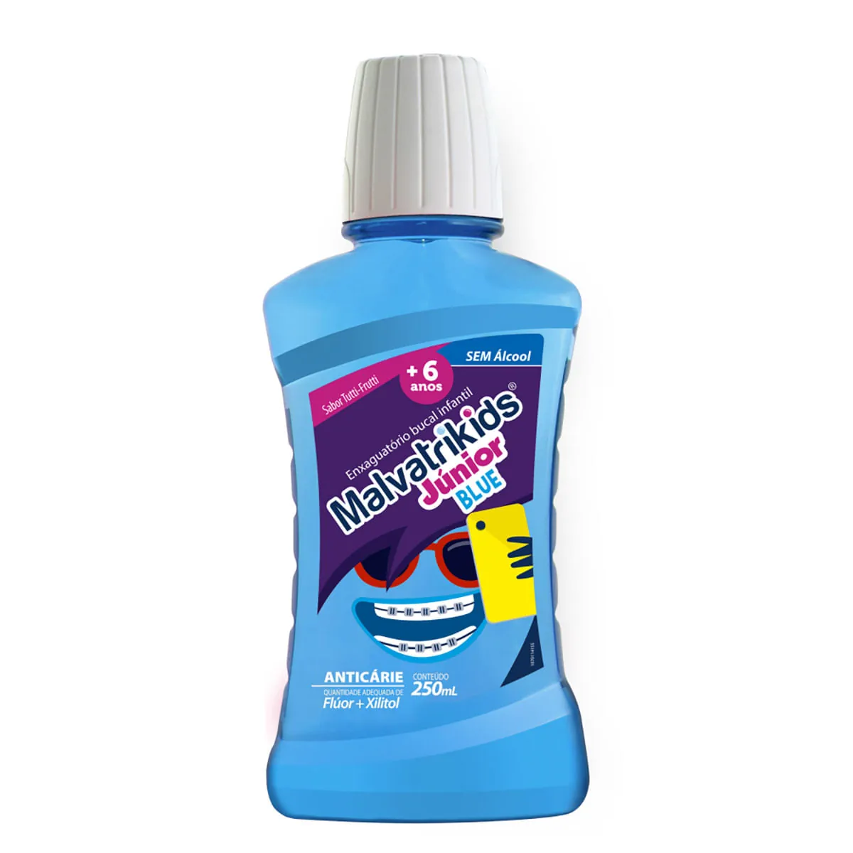 Enxaguatório Bucal Malvatrikids Júnior Blue 250ml 1 Unidade