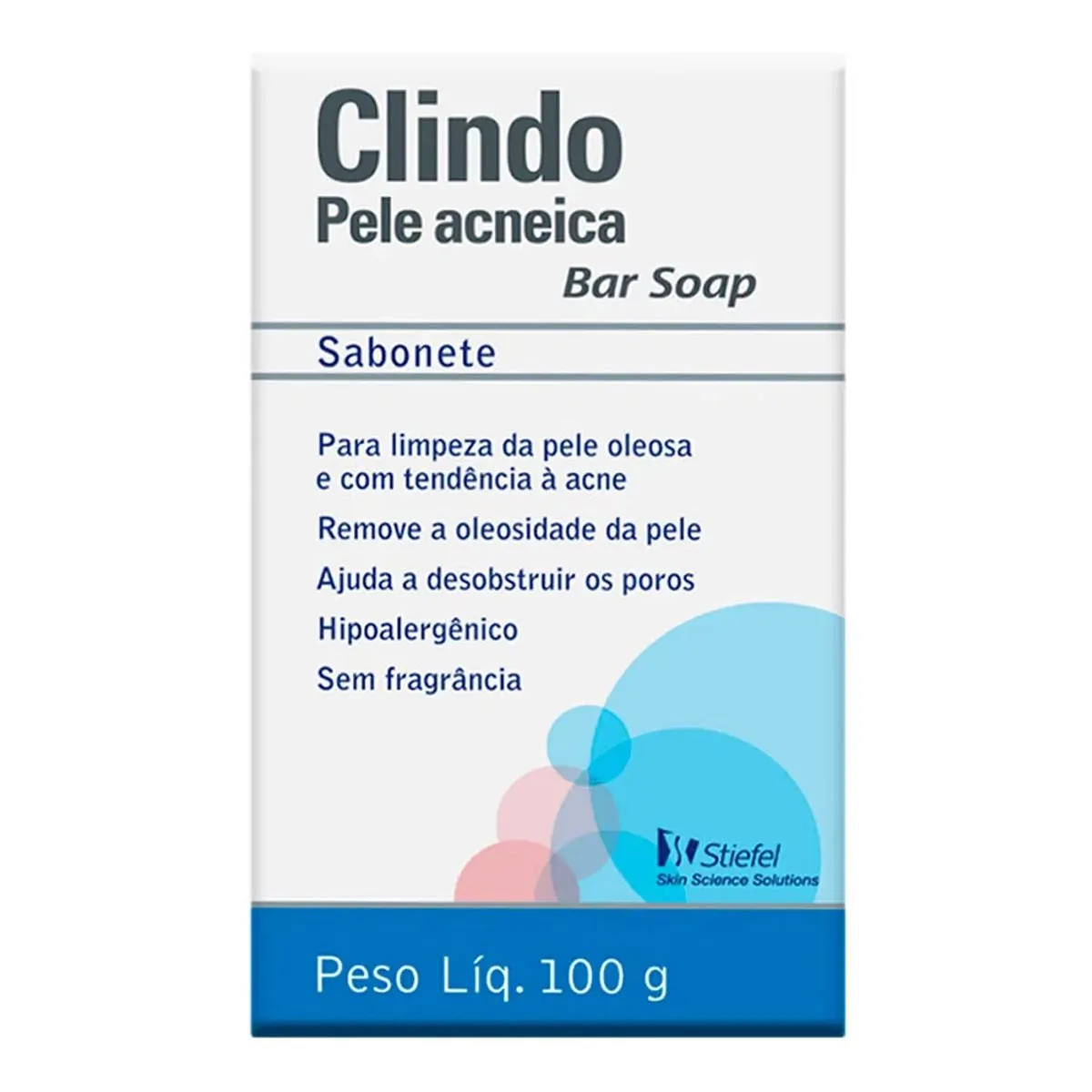 Sabonete Clindo Para Pele Acneica Stiefel 100g
