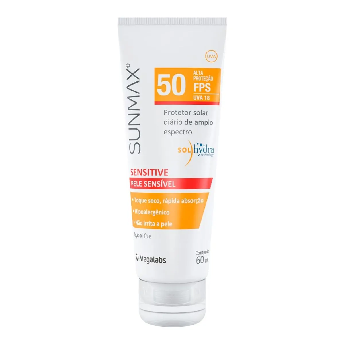 Protetor Solar Corporal Sunmax Sensitive Fps 50 Com 60ml