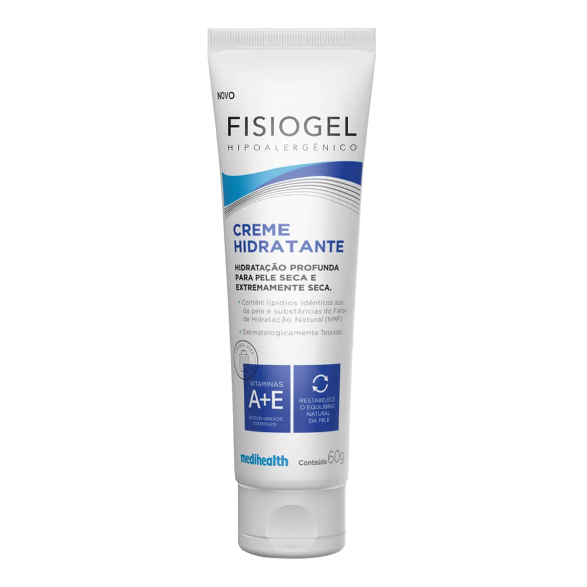 Hidratante Creme Fisiogel Travel Size Bisnaga 60g