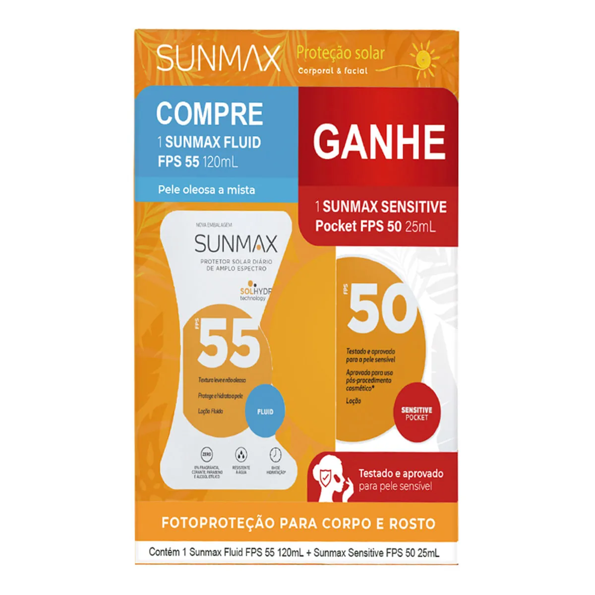 Sunmax Fluid Fps55 120ml Sensitive Pocket