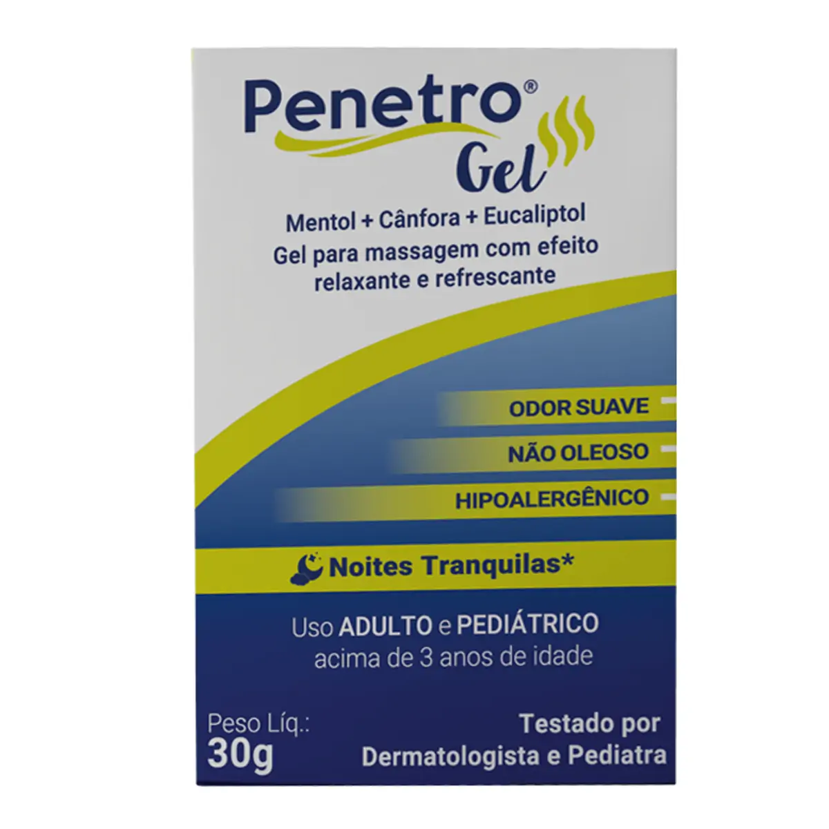 Gel Para Massagem Suave Penetro Caixa 30g