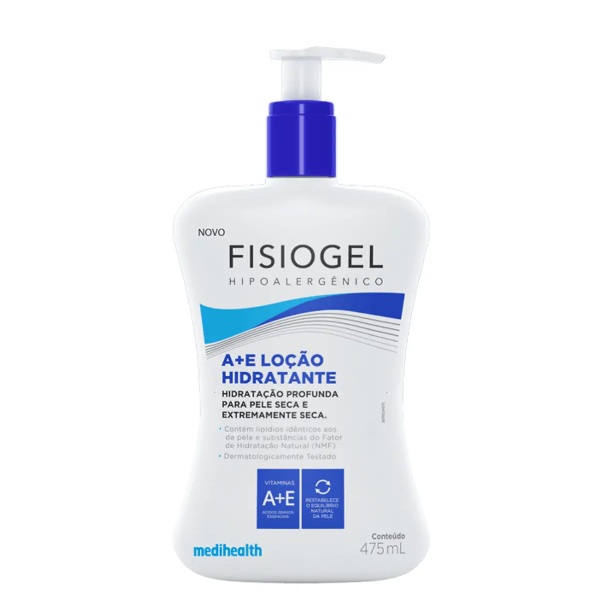 Loção Hidratante Fisiogel Frasco 475ml Pump