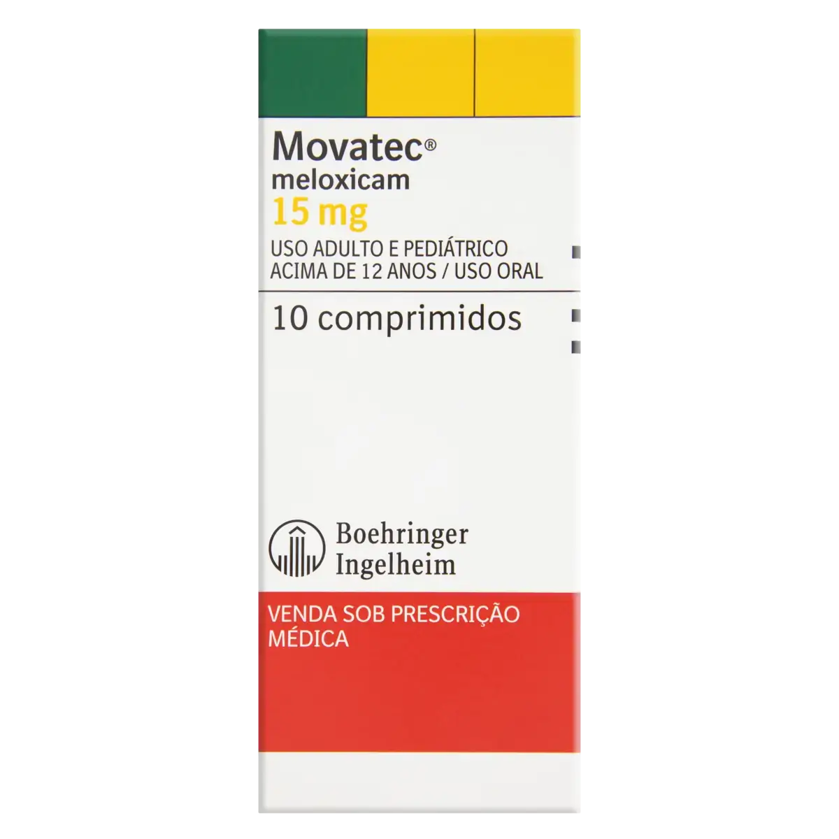 Movatec 15mg Boehringer Ingelheim Caixa 10 Comprimidos