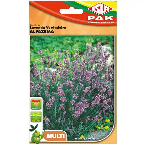 Sementes Lavanda Alfazema Verdadeira Isla