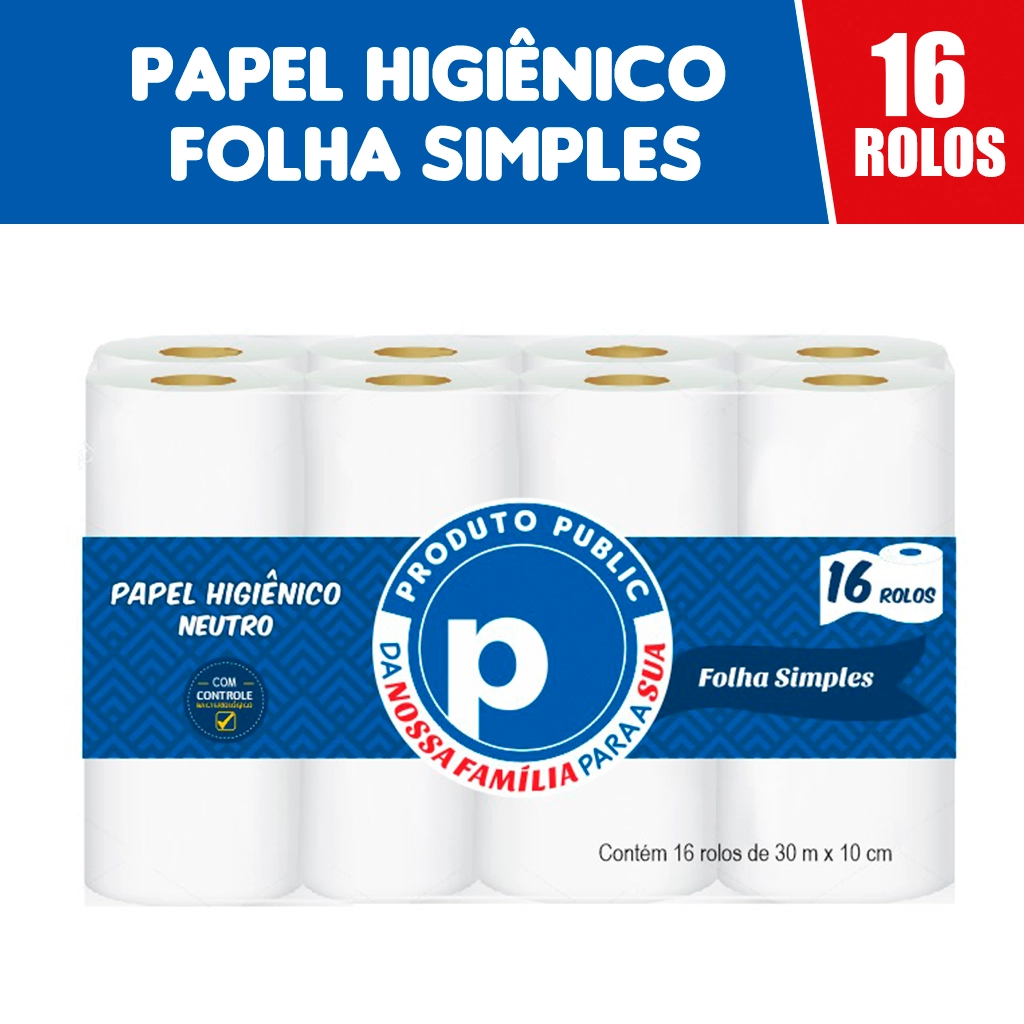 Papel Hig Public F Sim 30m C/16