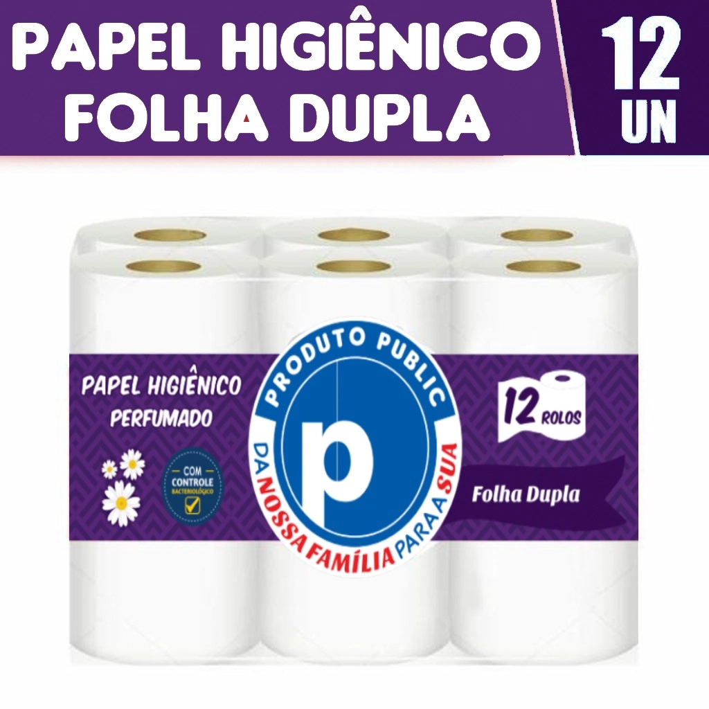 Papel Hig Public F Dup 30m C/12 Perfumado