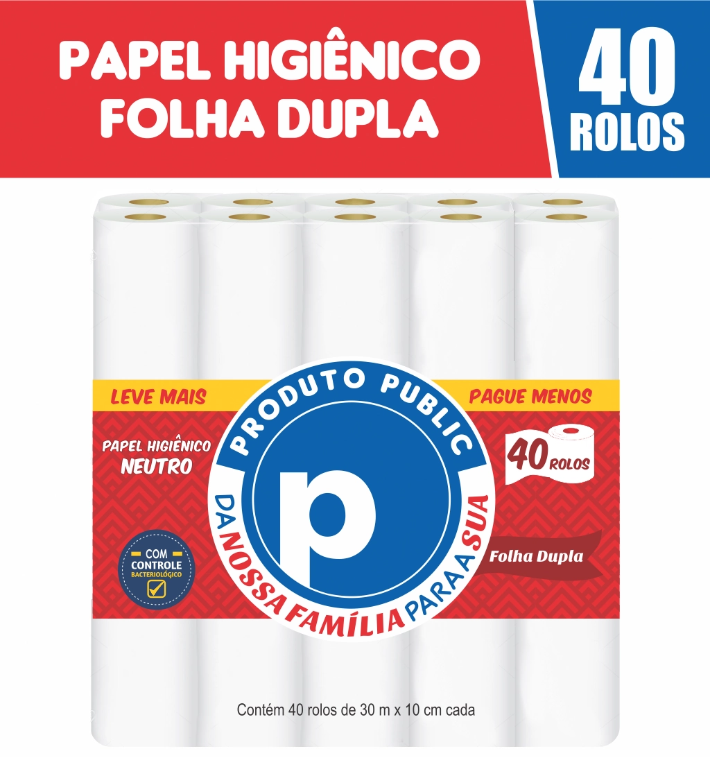 Papel Hig Public F Dup 30m C/40