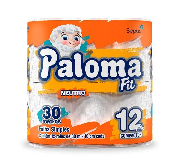 Papel Higienico Paloma 30m Neutro C/12