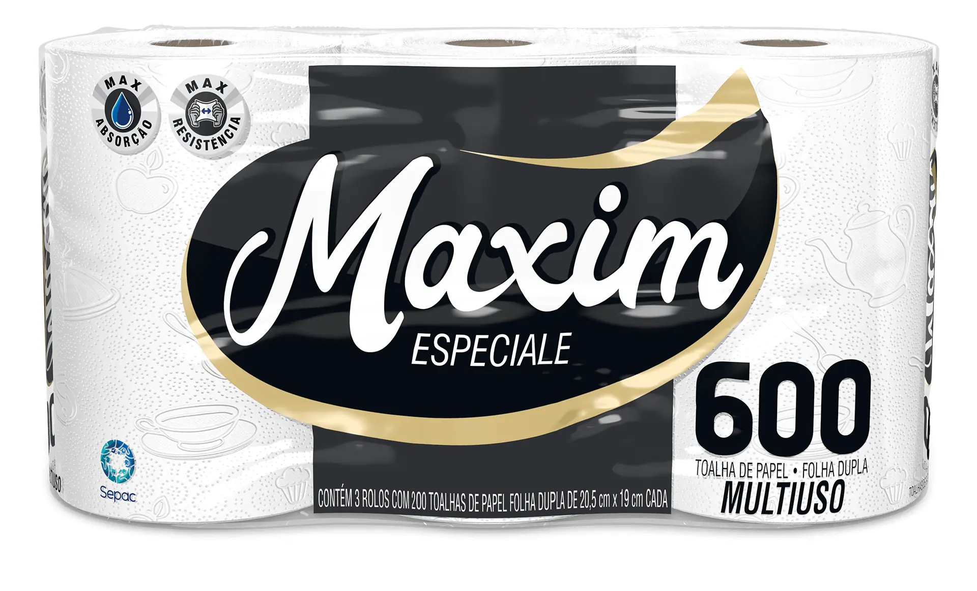 Papel Toalha Maxim Especiale C/600 Folhas