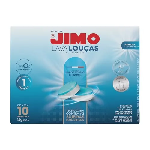 Lava Loucas Jimo Multicamadas 10un Pastilha De 15g