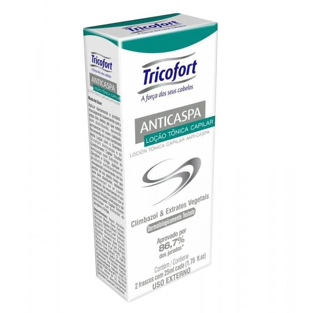 Ampola Para Cabelo Tricofort Com 2 Unidades Anticaspa