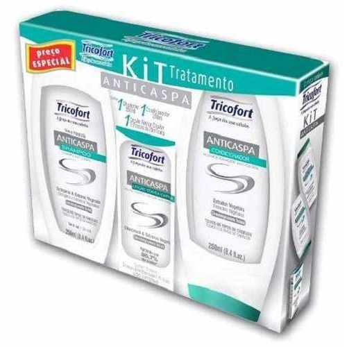 Kit Tricofort 250ml Anticaspa Sh Co Lo