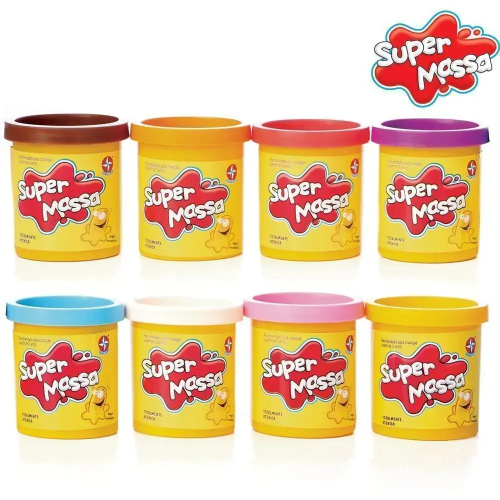 Massinha Super Massa - Kit Cores - Estrela