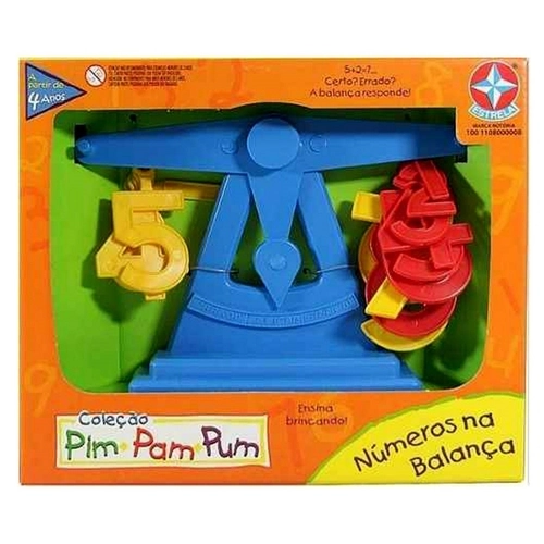 Pim Pam Pum Números Na Balança Estrela 1108000008