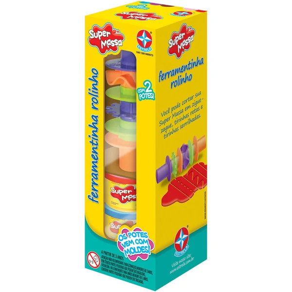 Estrela Super Massa Ferramentinha Rolinho 2 Cores
