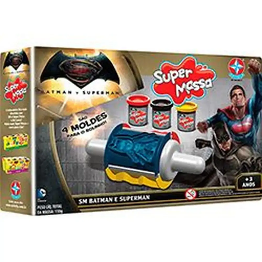 Massa De Modelar Estrela Super Massa Batman Vs Superman Ref.400127 Un