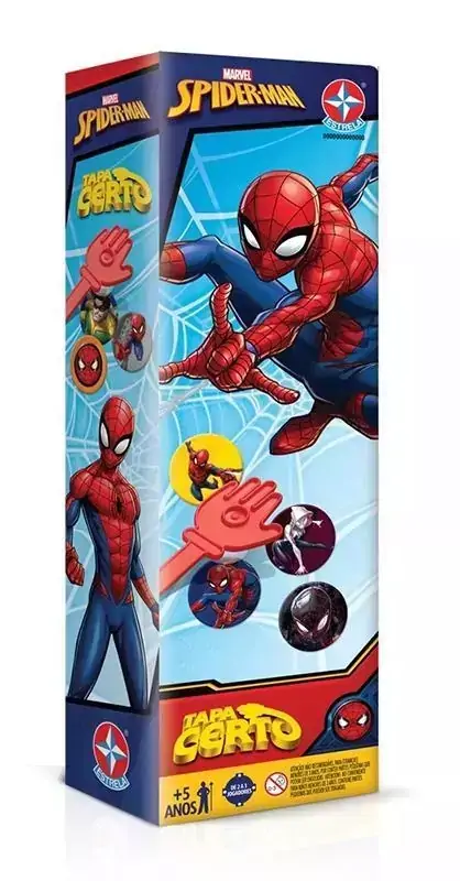 Jogo Tapa Certo - Homem-Aranha - Marvel - Estrela