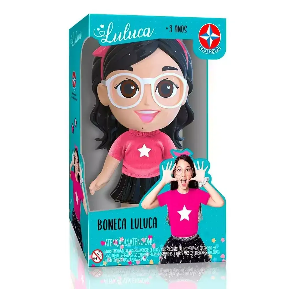 Boneca de Vinil - 20cm - Luluca - Estrela