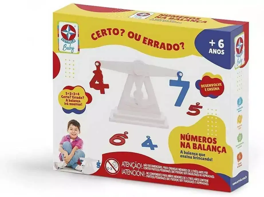 JOGO NUMEROS NA BALANCA ESTRELA