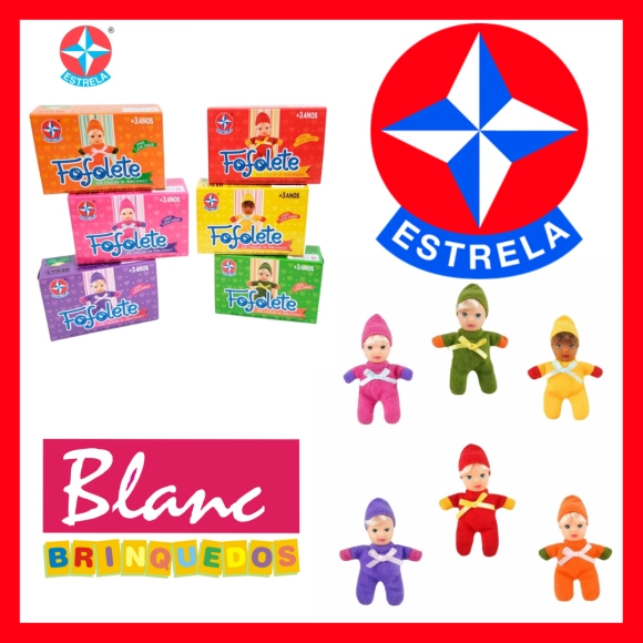 Boneca Fofolete Rosa - Estrela