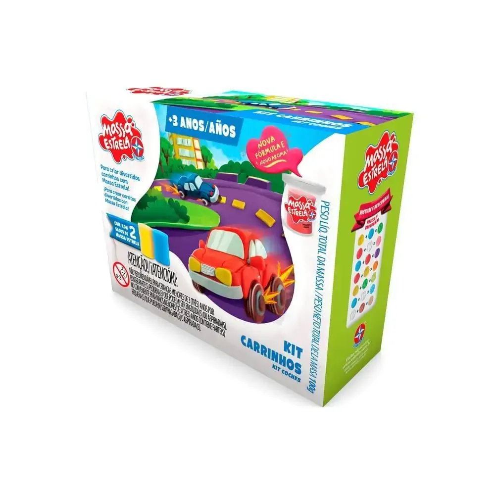 Super Massa Kit Carrinhos - Estrela