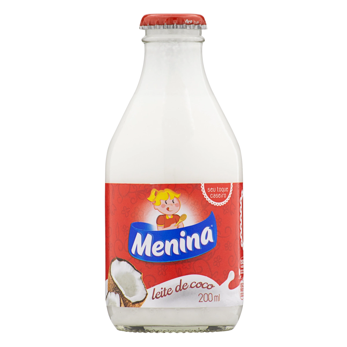 Leite De Coco Menina Vidro 200ml