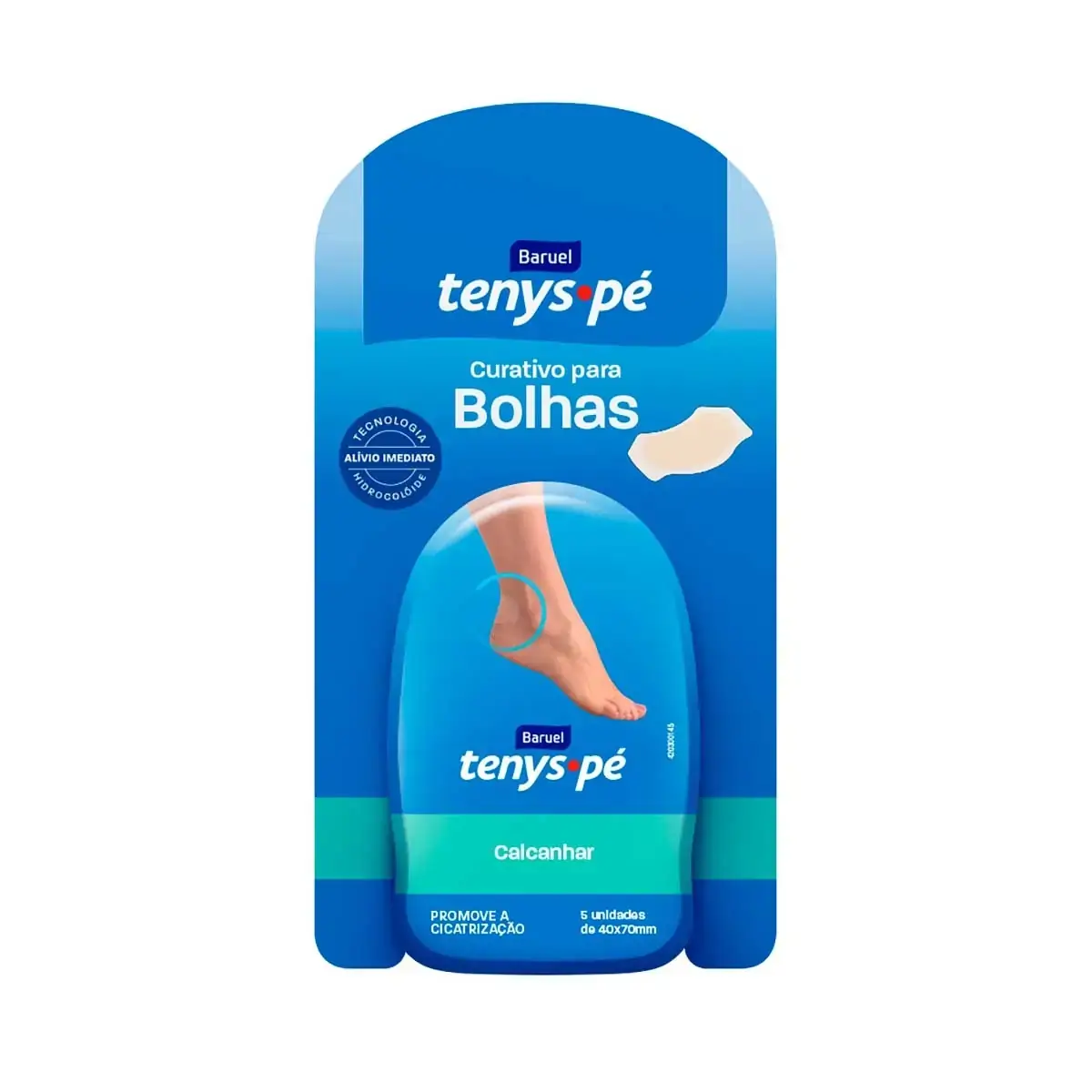Curativo Para Bolhas Baruel Tenys Pé Blister 5 Unidades