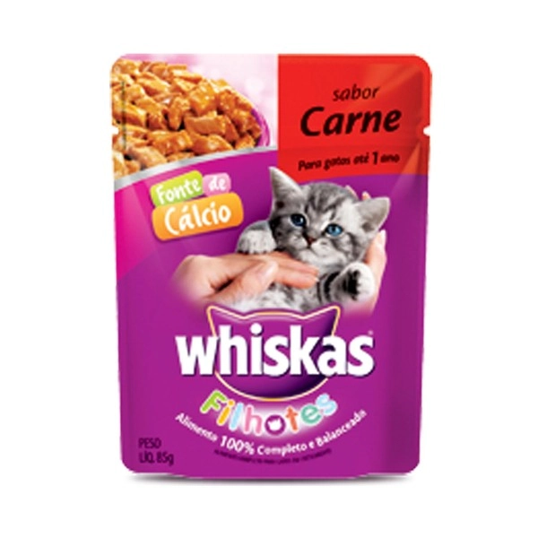 Racao P/ Whiskas Sache Jelly Adult Carne