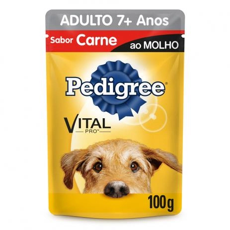 Sache Adulto 7 Anos Carne Ao Molho 100g Pedigree