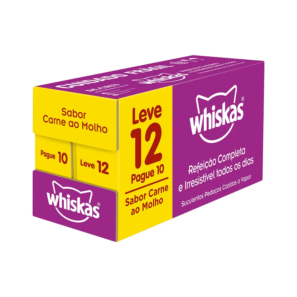 Alim Gatos Whiskas Carne Sache 85g