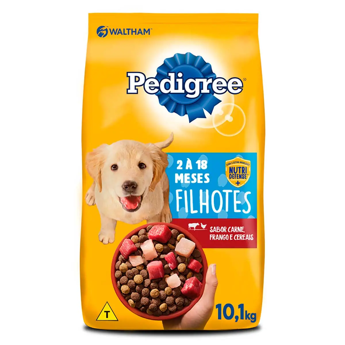 Ração Para Cães Filhotes PEDIGREE Raças Médias E Grandes Pacote 10,1Kg