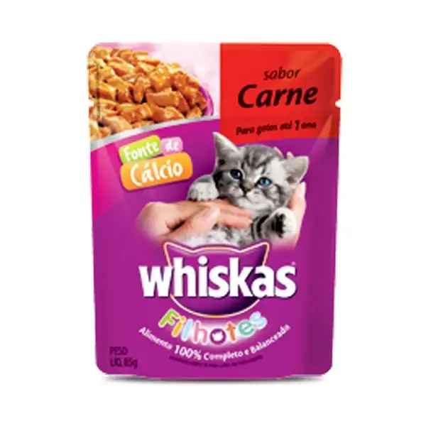 Racao Whiskas Jelly Sc Carne