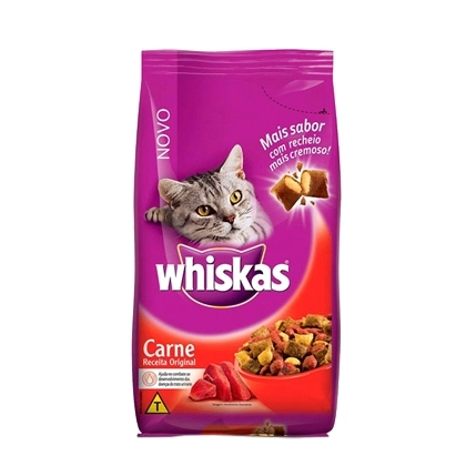 Ração Felina Whiskas Carne 1kg