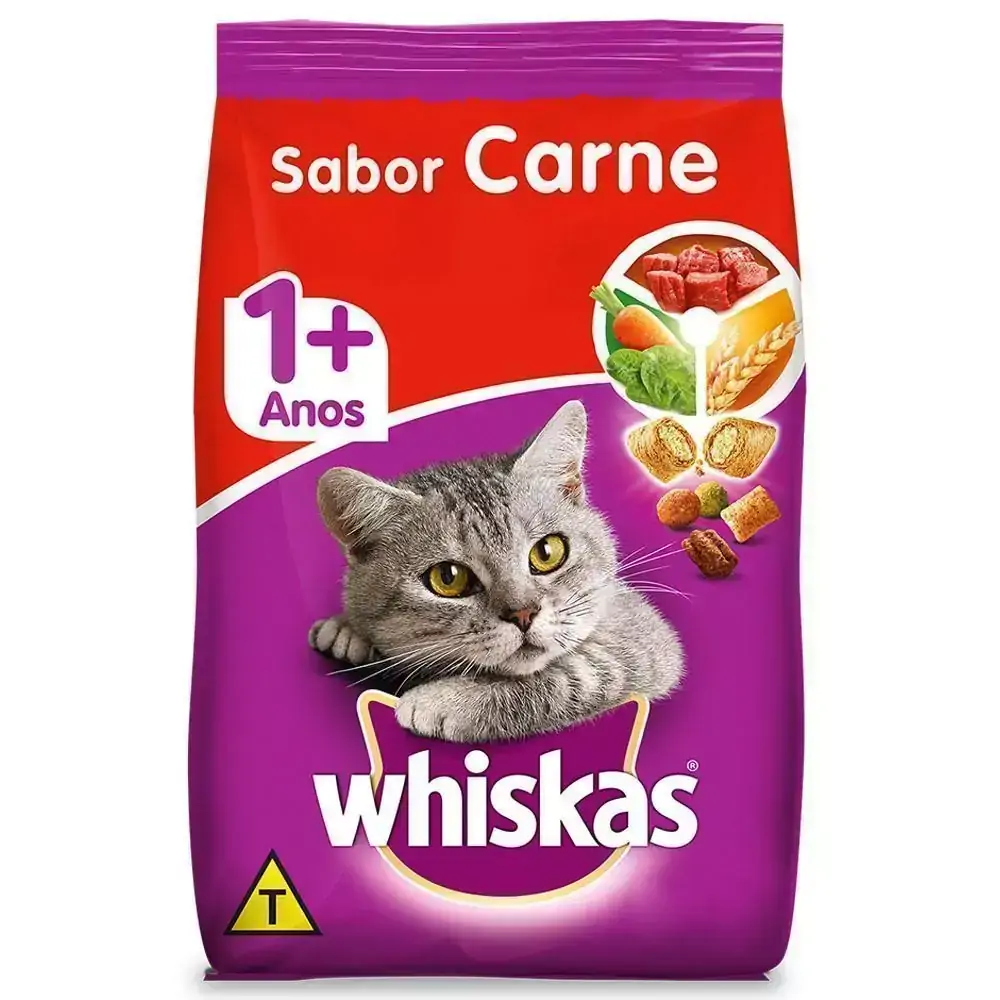 Ração Whiskas Carne 3kg