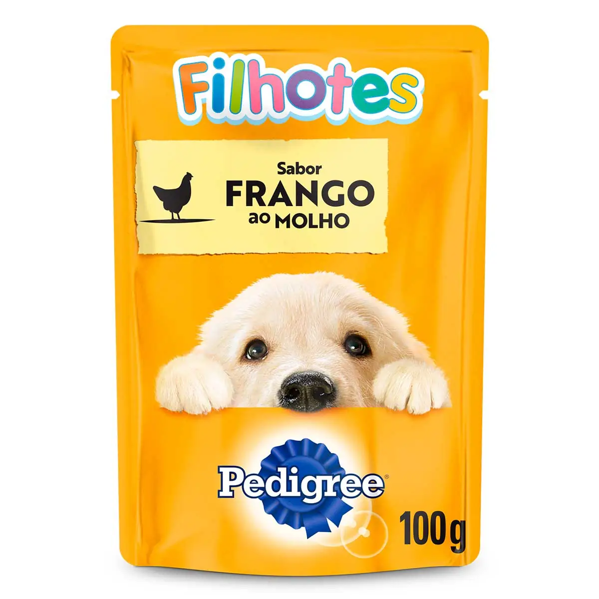 Alimento para Cães Filhotes Frango ao Molho Pedigree Sachê 100g