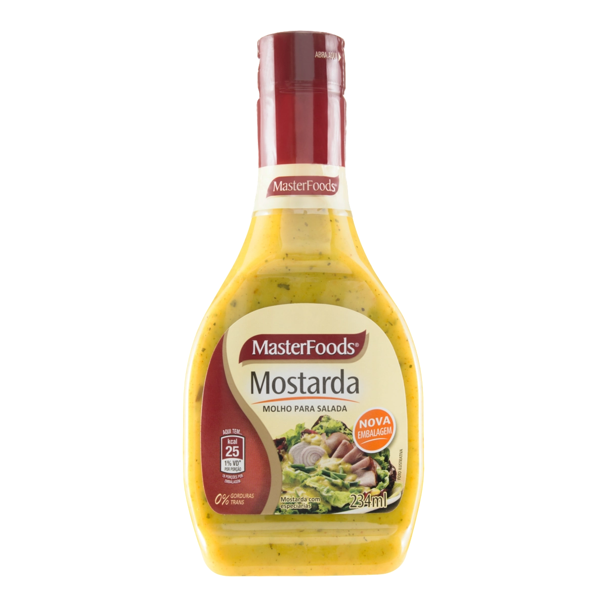 Molho Para Salada Mostarda Masterfoods Squeeze 234ml
