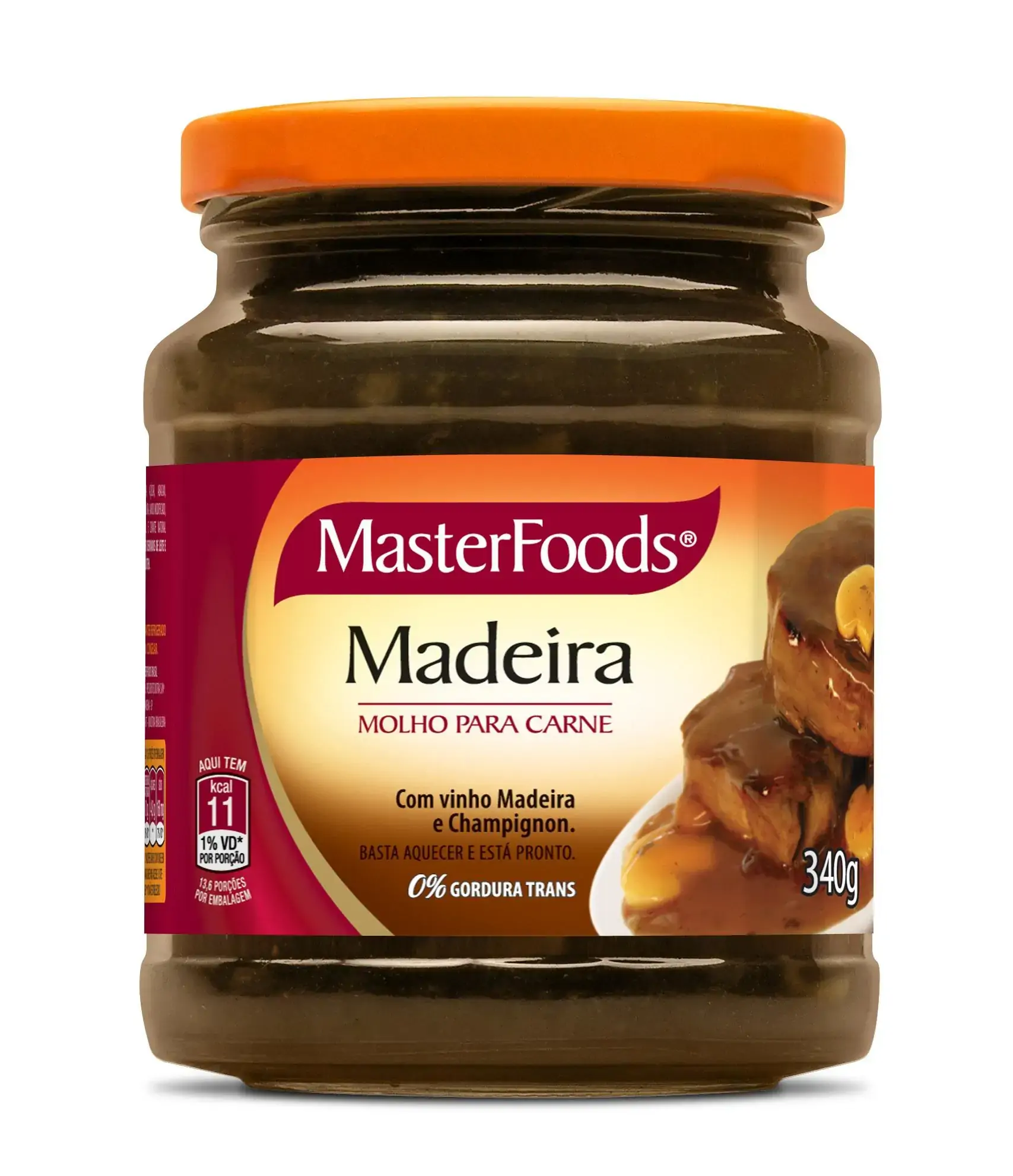 Molho Madeira Para Carne Masterfoods Vidro 340g
